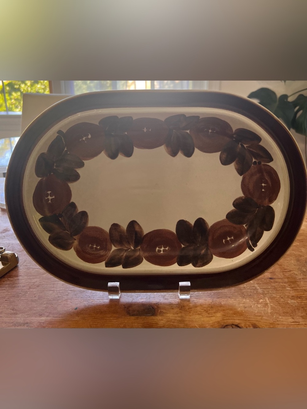 Vintage Arabia Finland Rosmarin Oval
Serving Platter Ulla Procope MCM
Stoneware